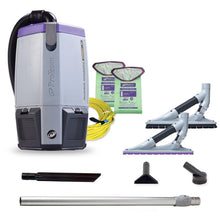 Load image into Gallery viewer, ProTeam 107535 Super Coach Pro 6 HEPA Backpack Vacuum w/ ProBlade Hard Surface & Carpet Tool Kit (107532)