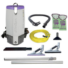 Load image into Gallery viewer, ProTeam 107538 Super Coach Pro 10 HEPA Backpack Vacuum w/ ProBlade Hard Surface & Carpet Tool Kit (107532)
