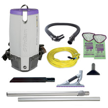 Load image into Gallery viewer, ProTeam 107536 Super Coach Pro 10 HEPA Backpack Vacuum w/ ProBlade Carpet Tool Kit (107530)