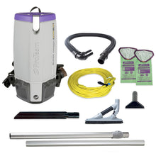Load image into Gallery viewer, ProTeam 107537 Super Coach Pro 10 HEPA Backpack Vacuum w/ ProBlade Hard Surface Tool Kit (107531)