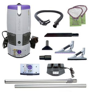 ProTeam 107645 GoFree Flex Pro II, 12 AH Cordless Backpack Vacuum W/ 107532 Kit